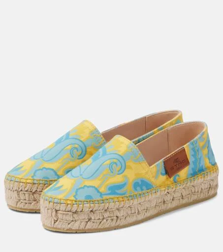 商品ETRO|Printed canvas espadrilles,价格¥2485,第4张图片详细描述