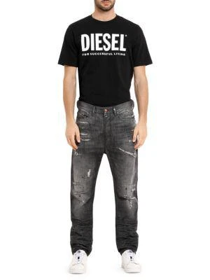 商品Diesel|Vider Slim-Fit Straight-Leg Distressed Jeans,价格¥755,第5张图片详细描述