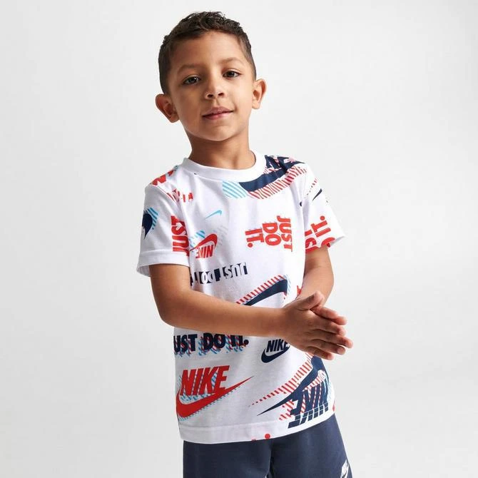 商品NIKE|Kids' Toddler Nike Active Joy T-Shirt and Shorts Set,价格¥113,第3张图片详细描述