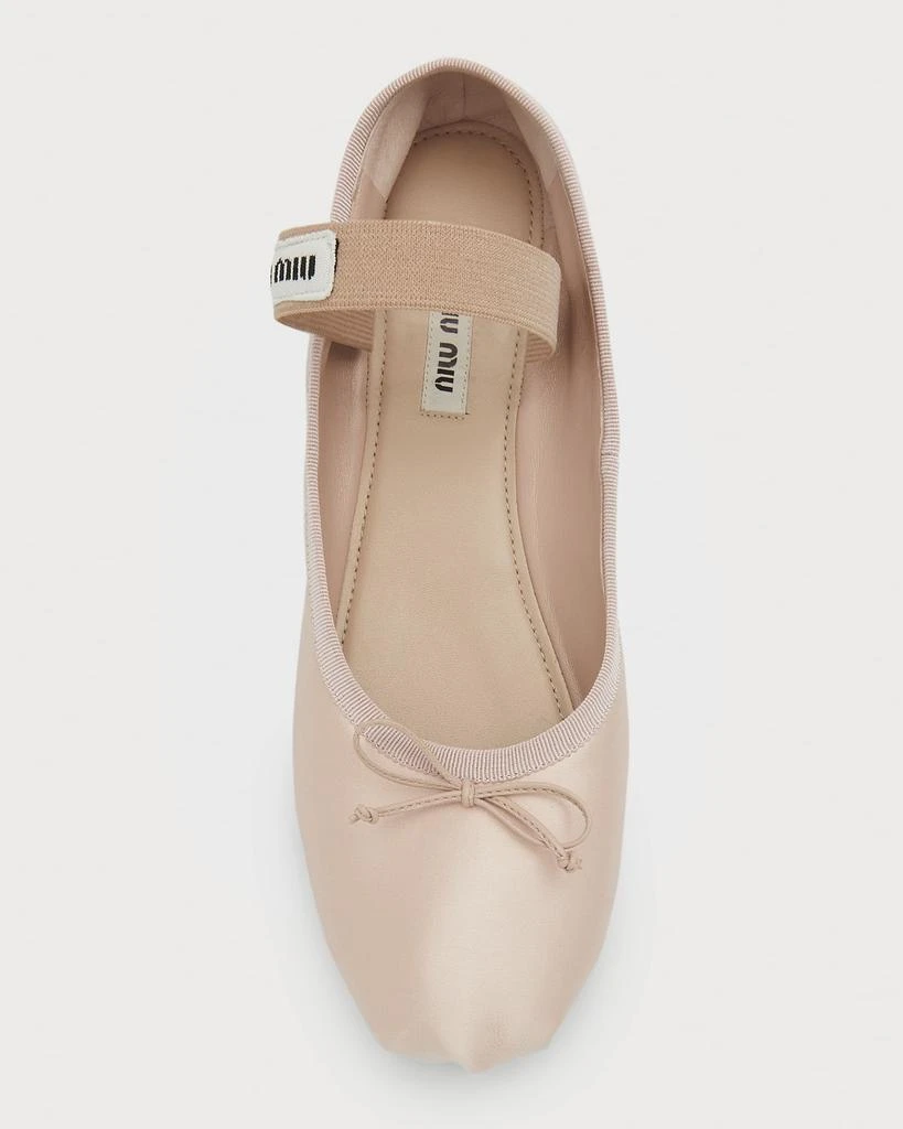 Satin Bow Ballerina Flats 商品