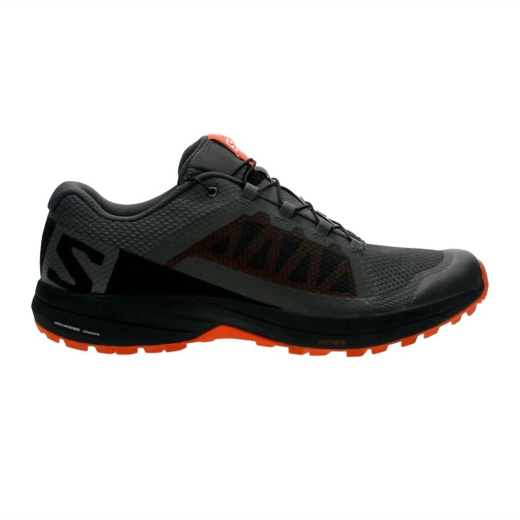 Men'S Xa Elevate Trail Running Shoes in Black/Red商品第1张图片规格展示