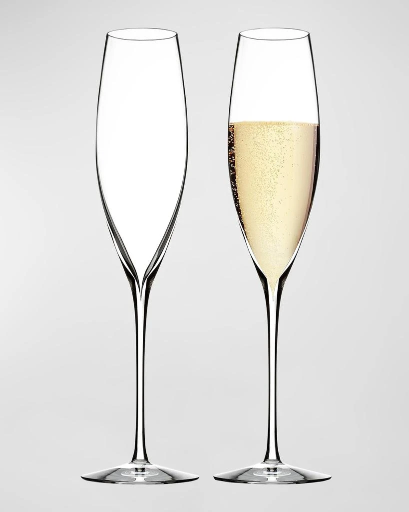 商品Waterford Crystal|Elegance Champagne Flutes, Set of 2,价格¥778,第2张图片详细描述