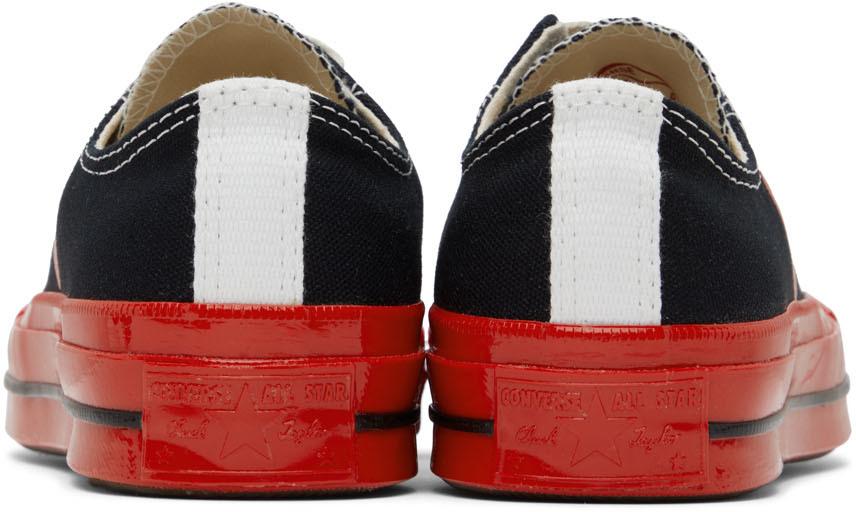 Black & Red Converse Edition Chuck 70 Low-Top Sneakers商品第2张图片规格展示