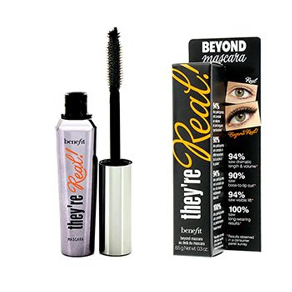 商品Benefit Cosmetics|152966 0.3 oz Real Beyond Eye Mascara, Black,价格¥372,第1张图片