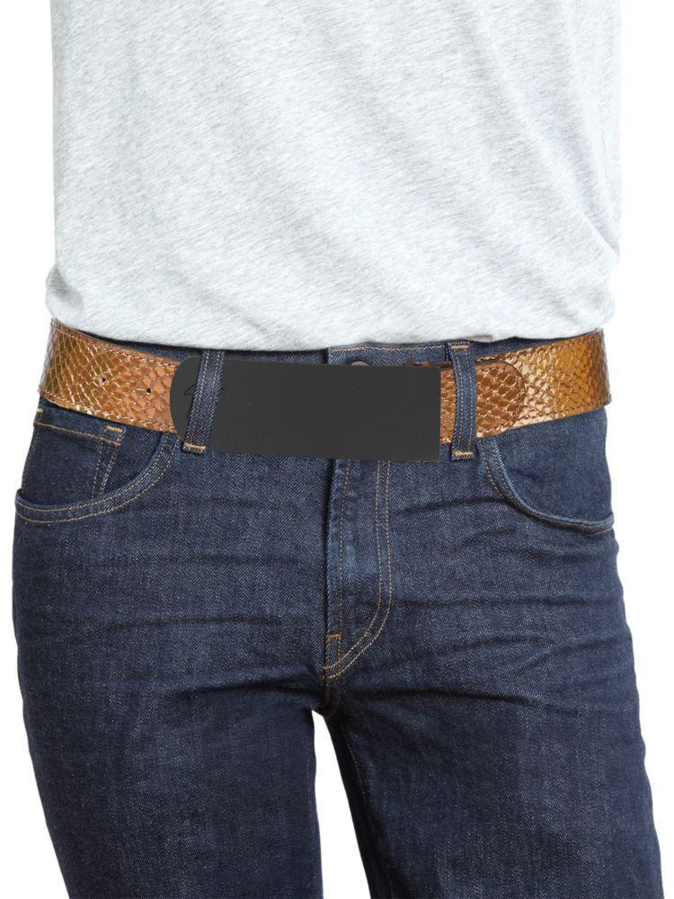 商品Giuseppe Zanotti|Lea Leather Belt,价格¥958,第3张图片详细描述