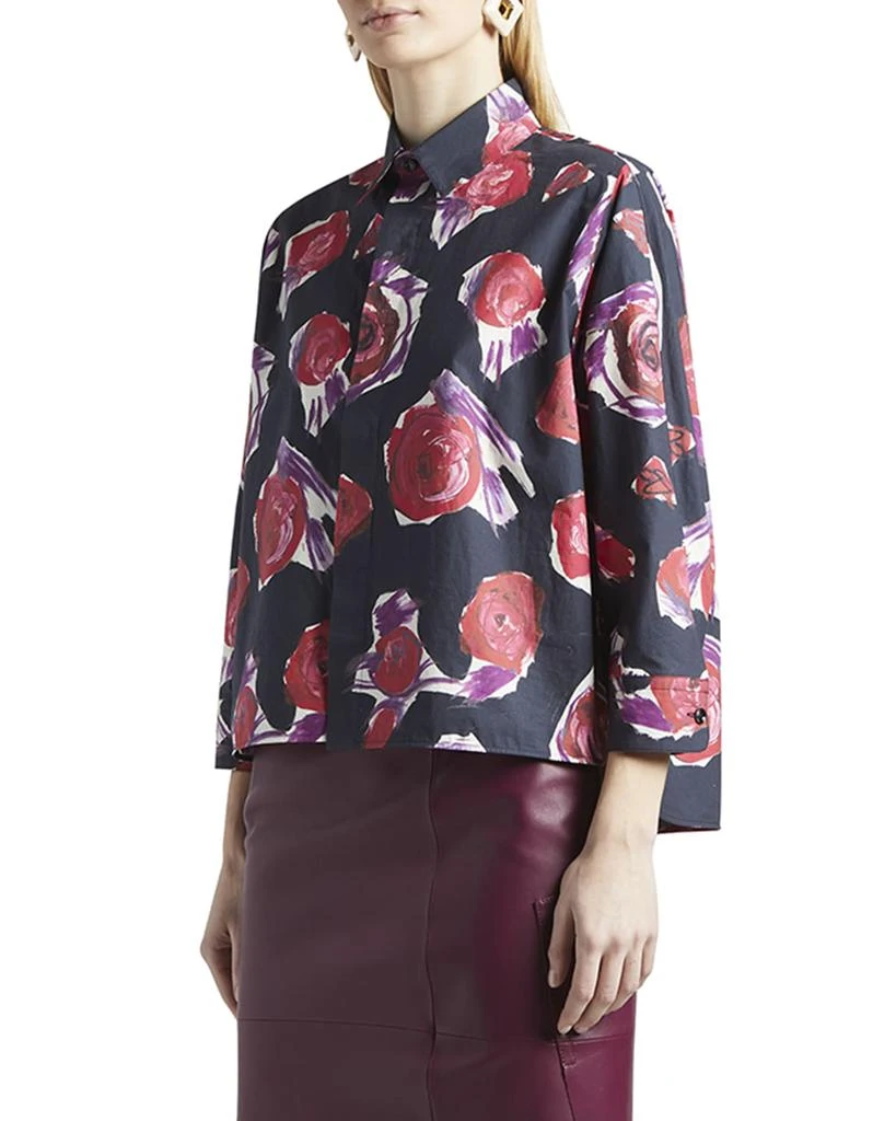 商品Marni|Tulip-Print Poplin A-Line Shirt,价格¥1406,第1张图片