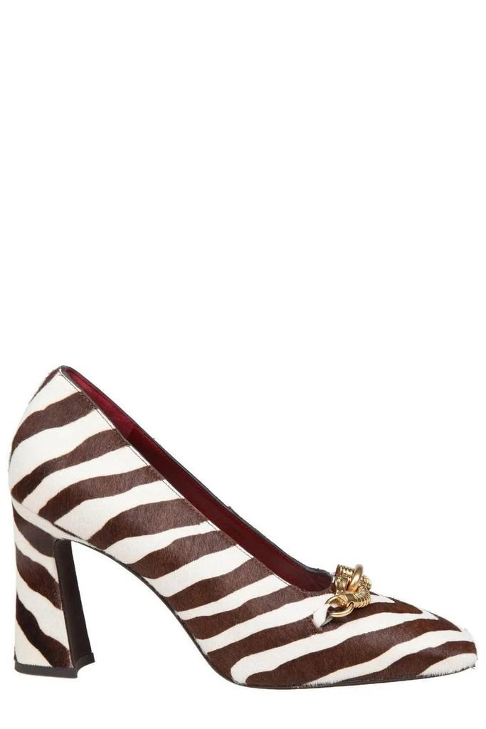 商品Tory Burch|Tory Burch Zebra-Print Square Toe Pumps,价格¥2657,第1张图片