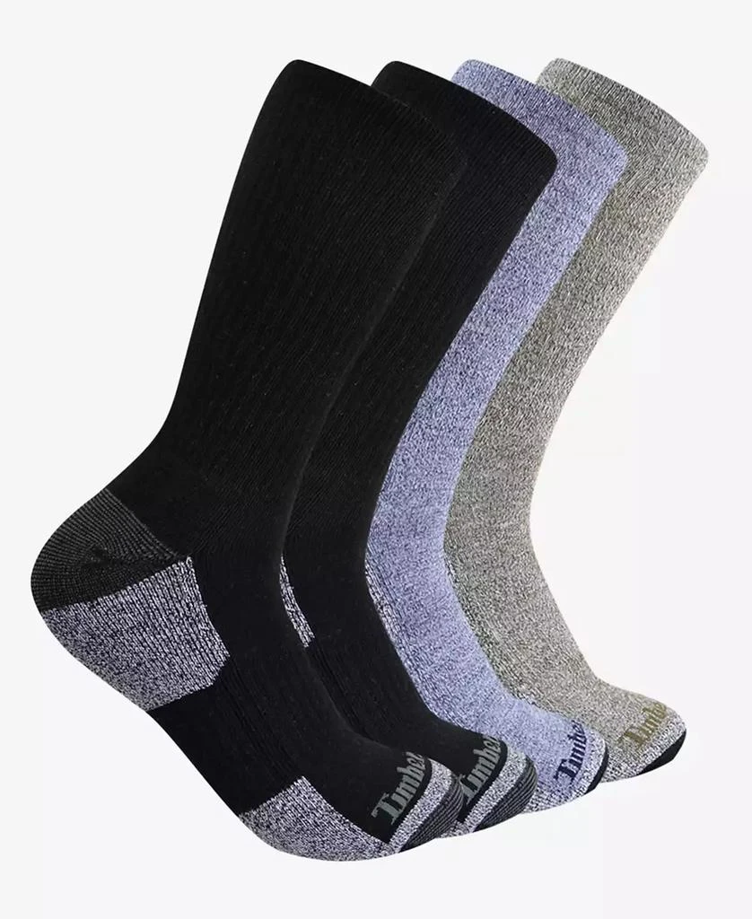 商品Timberland|Men's Crew Socks, Pack of 4,价格¥167,第1张图片