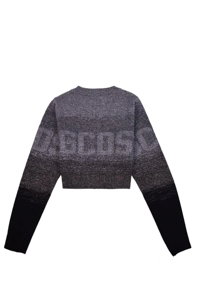 商品GCDS|GCDS Logo Intarsia Knitted Cropped Jumper,价格¥1802,第2张图片详细描述