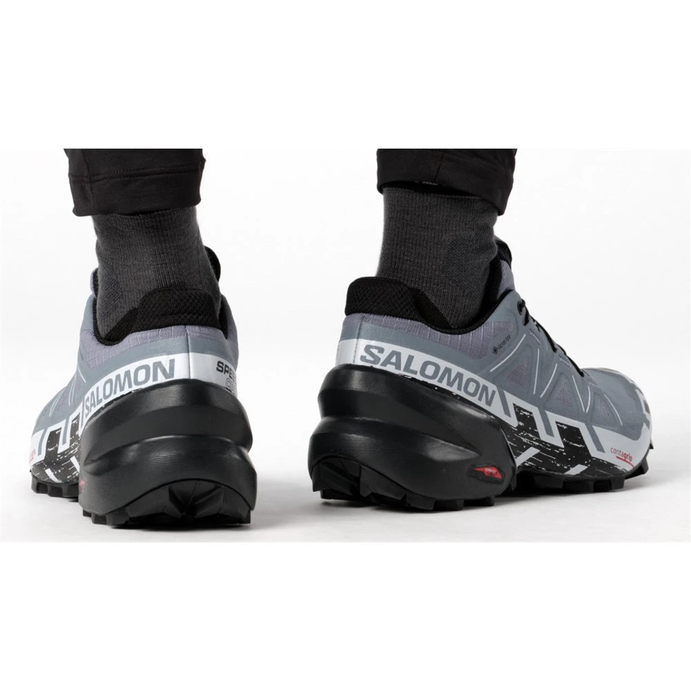商品[国内直发] Salomon|萨洛蒙 Speedcross 6 GTX W舒适百搭 减震耐磨 低帮 徒步鞋 女款 蓝灰色,价格¥1328,第8张图片详细描述