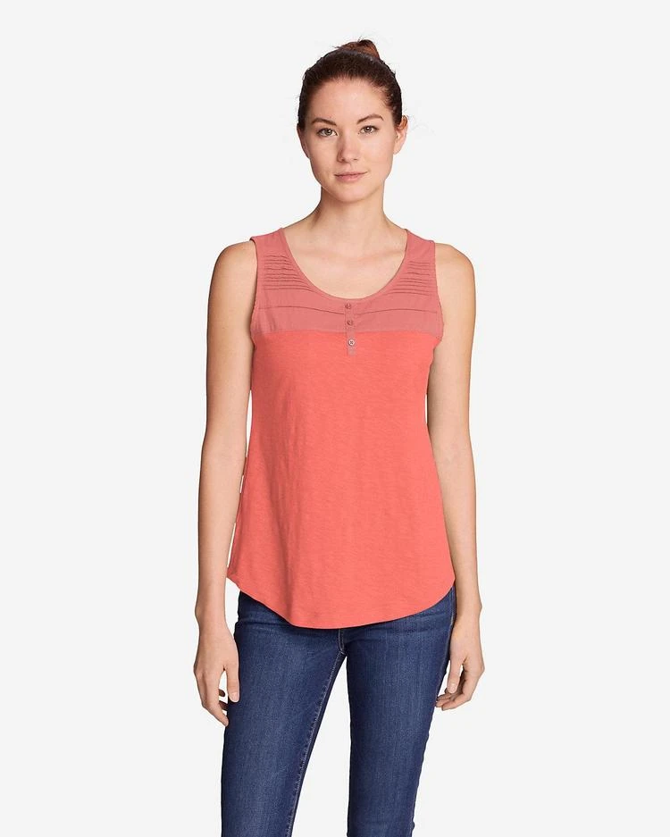 商品Eddie Bauer|Women's Pintuck Tank Top,价格¥224,第5张图片详细描述