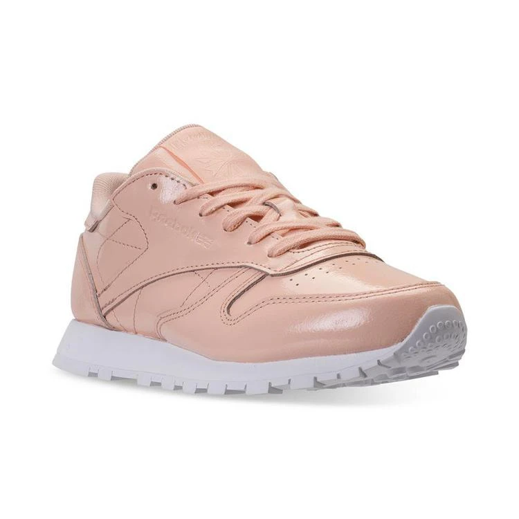 商品Reebok|Women's Classic Leather Patent Casual Sneakers from Finish Line,价格¥524,第1张图片