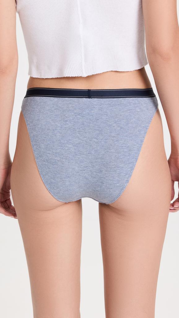 商品Calvin Klein|Calvin Klein Underwear 纯色罗纹比基尼三角短裤,价格¥146,第5张图片详细描述