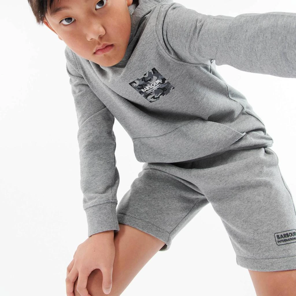 商品Barbour|Barbour International Boys' Shoreditch Hoodie - Grey Marl,价格¥176,第2张图片详细描述