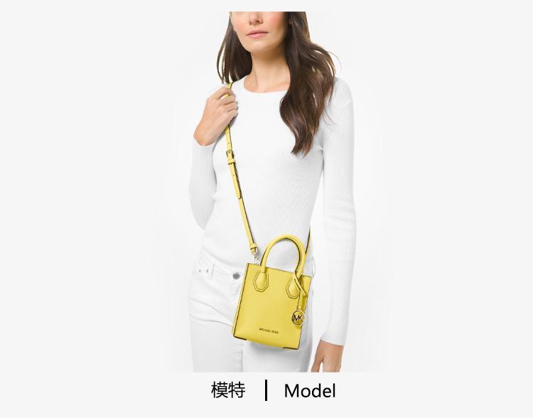 商品[国内直发] Michael Kors|Michael Kors MERCER系列荔枝纹皮革黑色小号风琴包手提包,价格¥1163,第5张图片详细描述