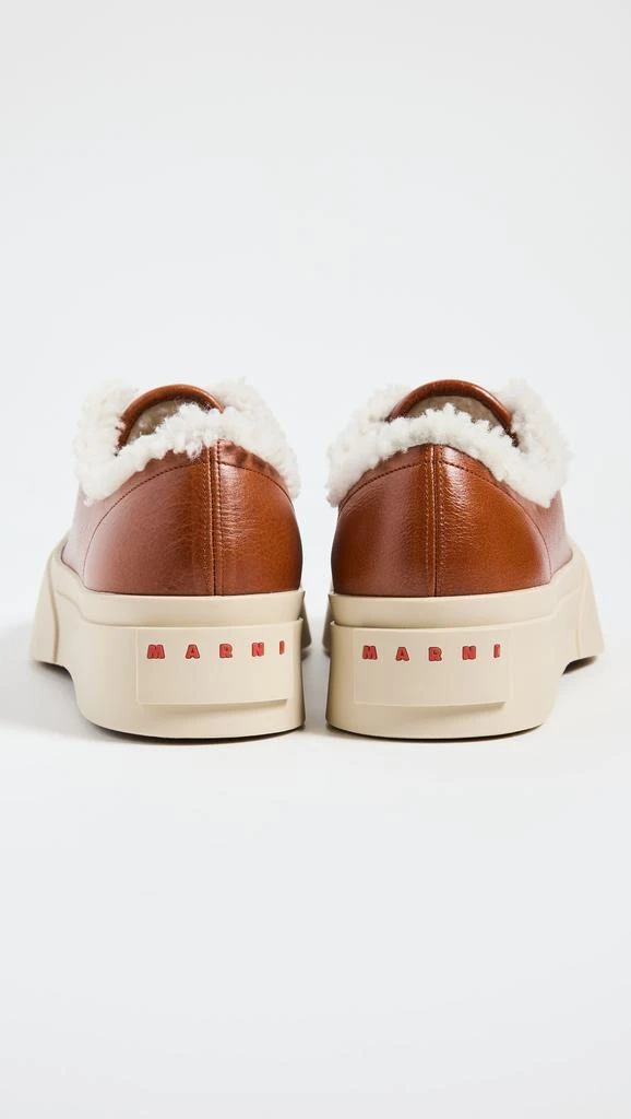 商品Marni|Marni Lace Pablo Shearling Sneakers,价格¥2991,第3张图片详细描述