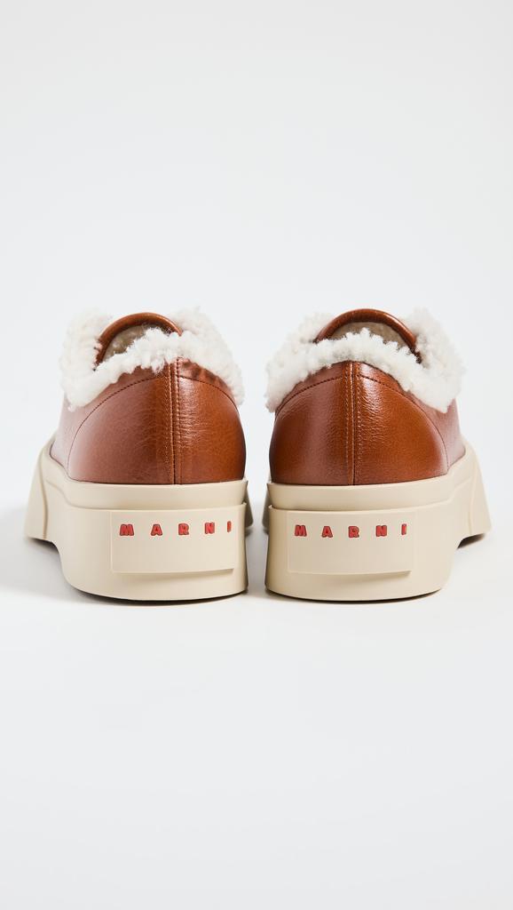 商品Marni|Marni Lace Pablo Shearling Sneakers,价格¥6698,第5张图片详细描述