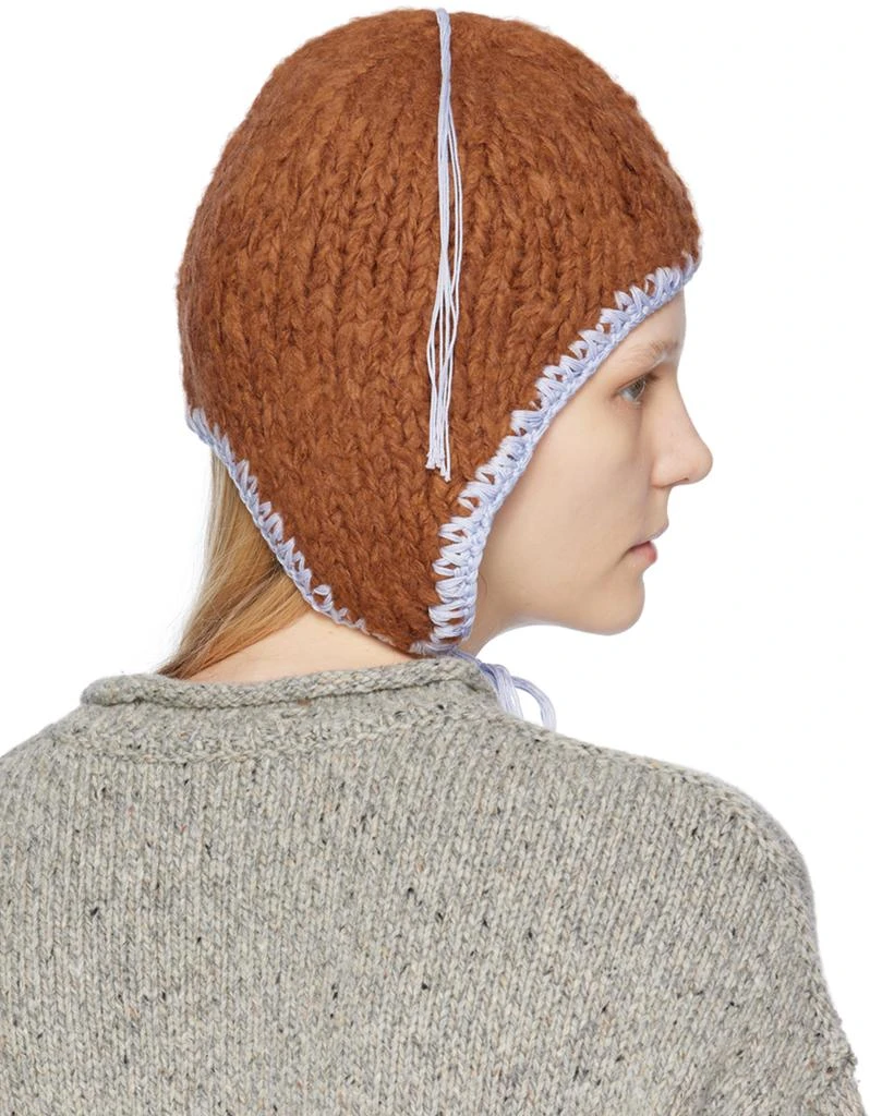 商品Acne Studios|Brown Ear Flaps Beanie,价格¥1536,第3张图片详��细描述