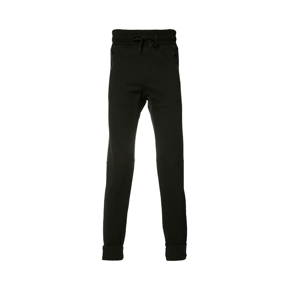 商品Moncler|Moncler 男士棉质黑色休闲裤 8700300-8098Z-999,价格¥3089,第1张图片
