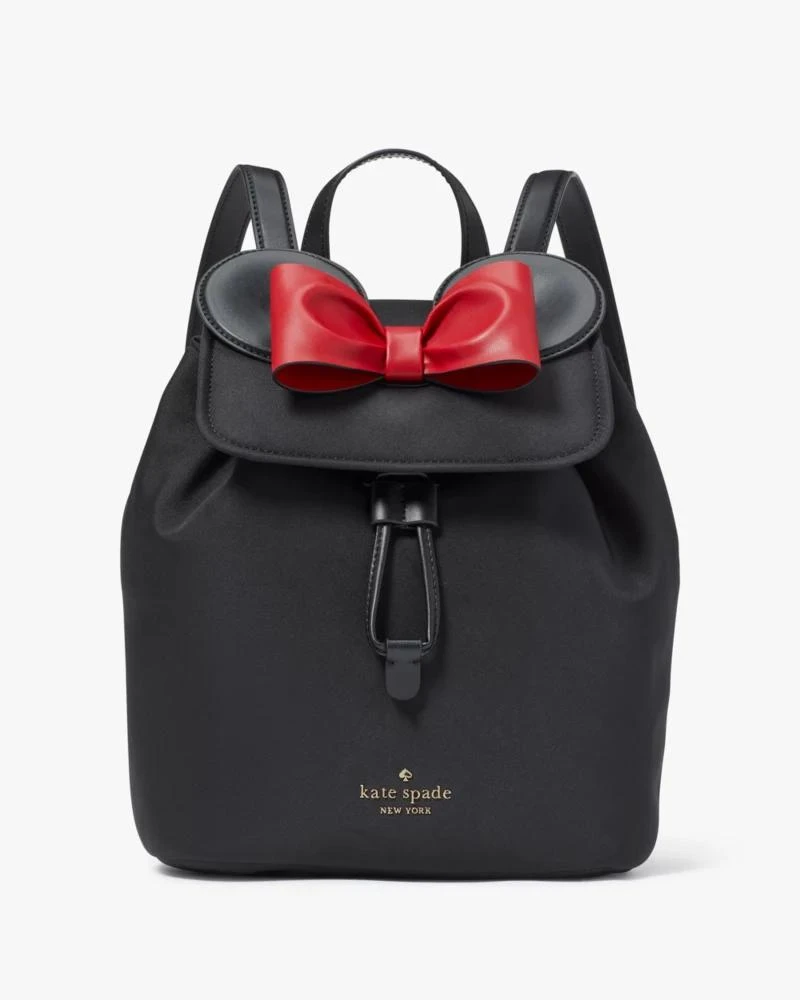 商品Kate Spade|Disney X Kate Spade New York Minnie 3d Flap Backpack,价格¥869,第1张图片详细描述
