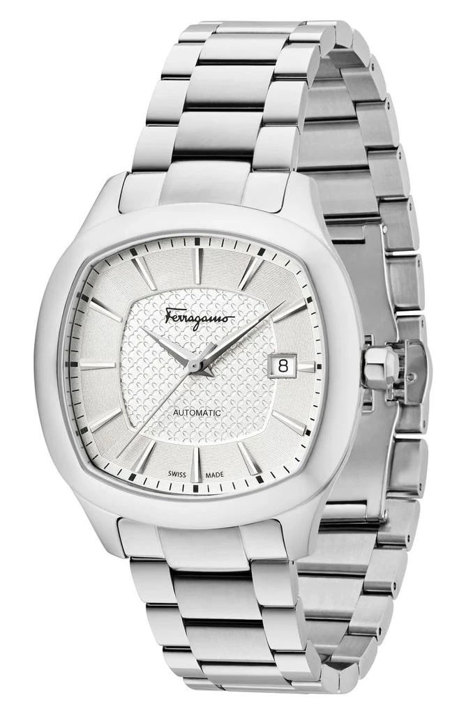 商品Salvatore Ferragamo|Salvatore Ferragamo Men's Time Bracelet Watch, 41mm,价格¥5711,第4张图片详细描述