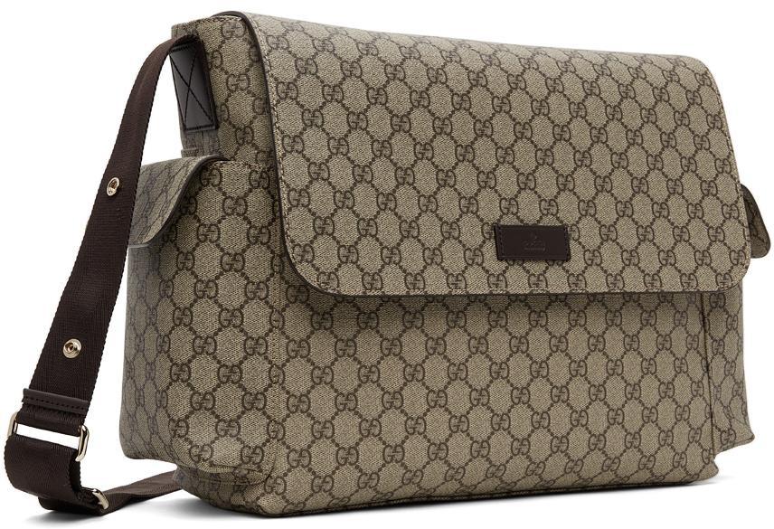 商品Gucci|Brown GG Supreme Mama Bag,价格¥10841,第4张图片详细描述
