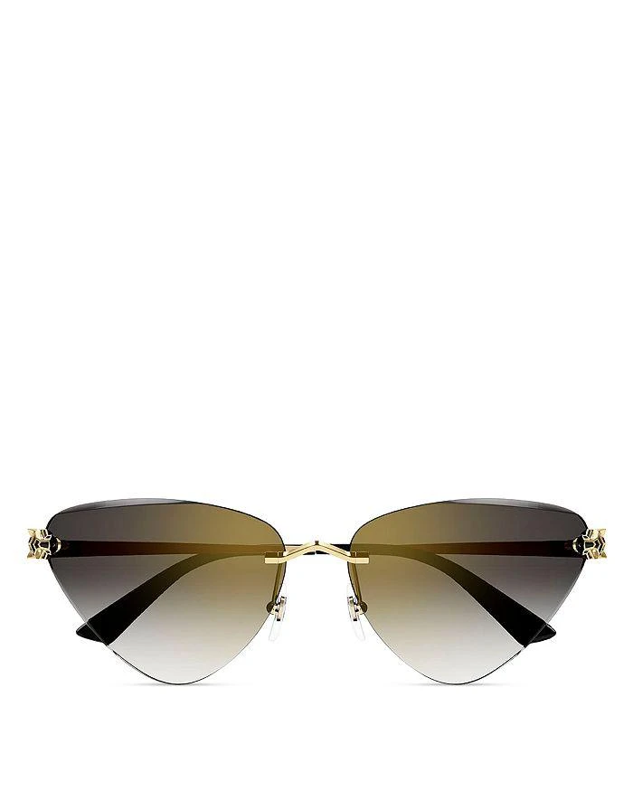 商品Cartier|Panthere Classic Cat Eye Sunglasses, 62mm,价格¥9690,第3张图片详细描述