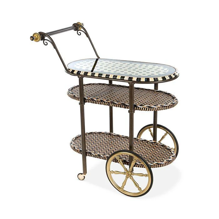 商品MacKenzie-Childs|Dotography Bar Cart,价格¥25408,第1张图片详细描述