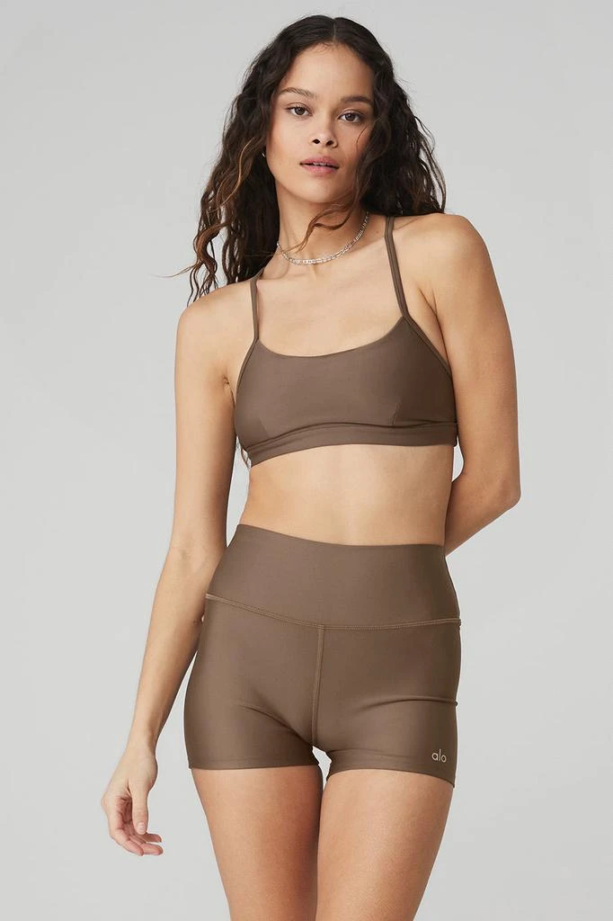 商品Alo|Airlift Intrigue Bra - Hot Cocoa,价格¥371,第1张图片