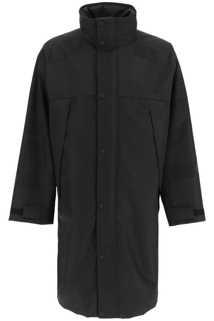 商品Burberry|Burberry sadler car coat with perforated logo,价格¥8994,第1张图片