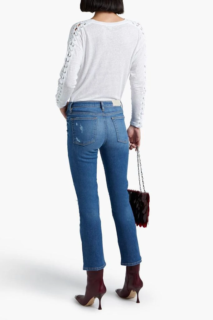 商品IRO|Bonnie distressed mid-rise kick-flare jeans,价格¥291,第3张图片详细描述