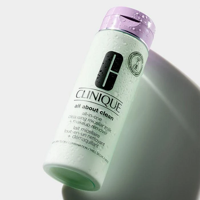商品Clinique|All About Clean All-in-One Cleansing Micellar Milk + Makeup Remover 6.8 oz.,价格¥158,第4张图片详细描述