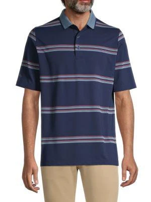 商品Callaway|Oxford Striped Polo,价格¥161,第1张图片