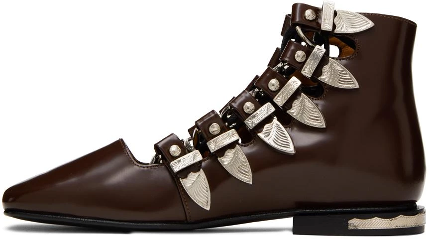 商品Toga Pulla|SSENSE Exclusive Brown Boots,价格¥981,第3张图片详细描述