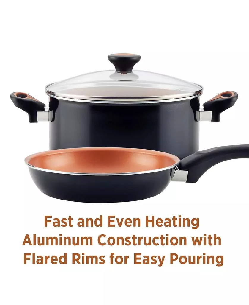 商品Farberware|Glide Copper Ceramic 12-pc. Cookware Set,价格¥605,第3张图片详细描述