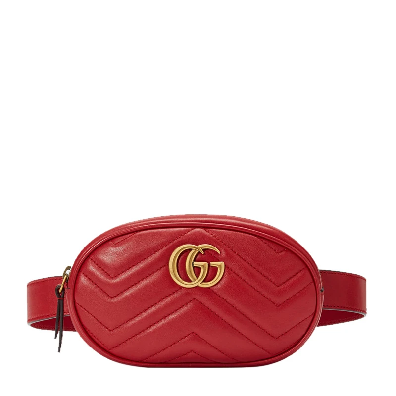 商品[国内直发] Gucci|GUCCI 红色女士腰包 476434-DSVRT-6433,价格¥6114,第1张图片