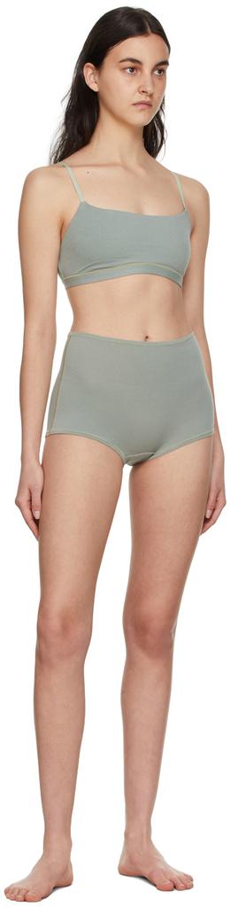 Green Cotton Boy Shorts商品第4张图片规格展示