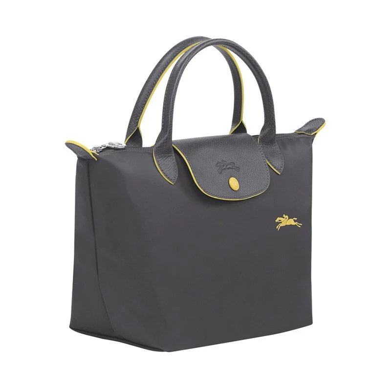 LONGCHAMP 珑骧 女士织物小号短柄女包手提包包 枪灰色 L1621619300 商品