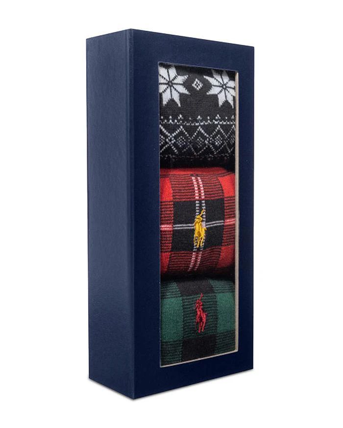 商品Ralph Lauren|3-Pk. Nordic Socks Gift Box ,价格¥220,第2张图片详细描述