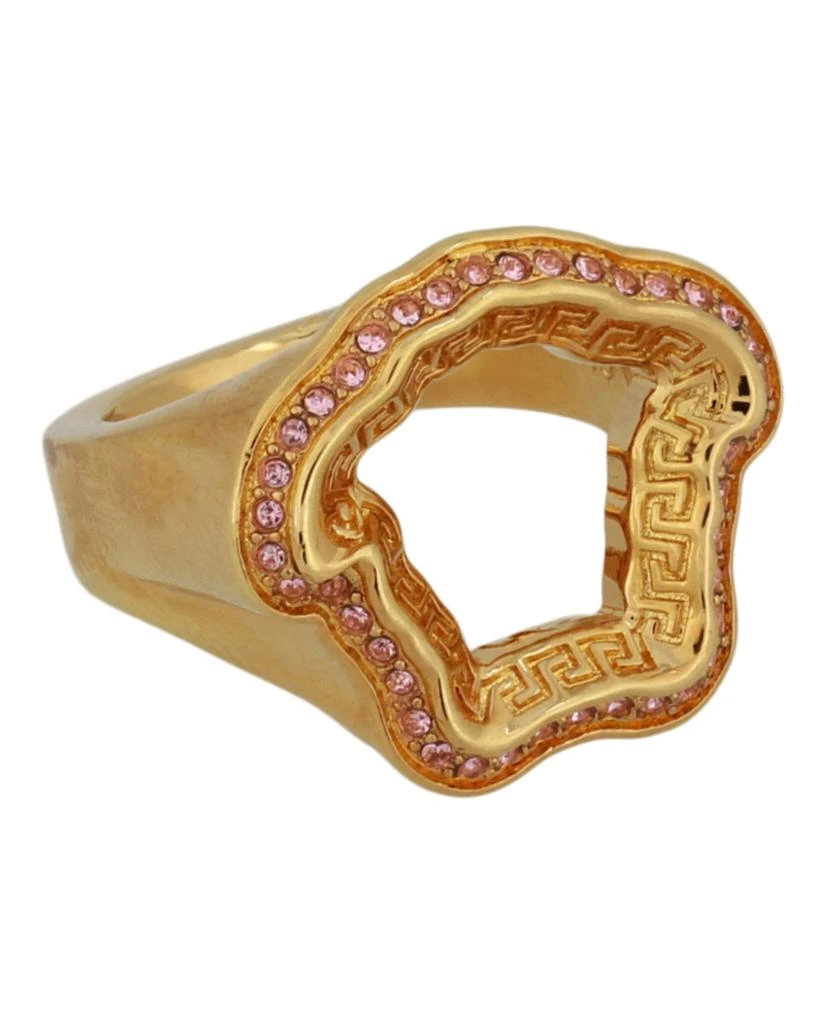 商品Versace|Crystal Embellished Medusa Greca Ring,价格¥872,第1张图片