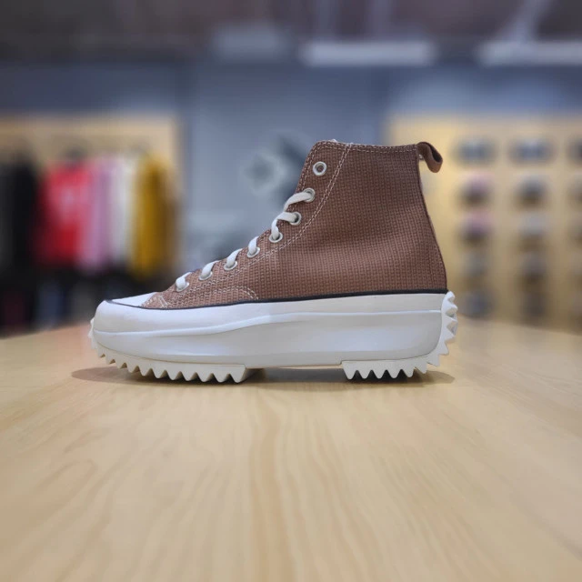 【韩国直邮|包邮包税】匡威[RUN STAR HIKE HI ROSE TAUPE/WHITE/EGRET 171090C共用 Converse Runstar HIKE TAUPE高帮帆布鞋 商品