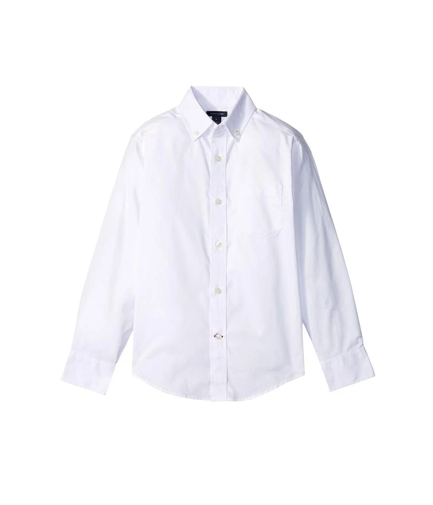 商品Tommy Hilfiger|Pinpoint Oxford Shirt (Big Kids),价格¥181,第1张图片