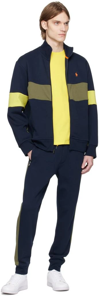 商品Ralph Lauren|Navy & Yellow Color Block Jacket,价格¥448,第4张图片详细描述