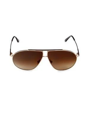 商品Tom Ford|62MM Aviator Sunglasses,价格¥1475,第1张图片