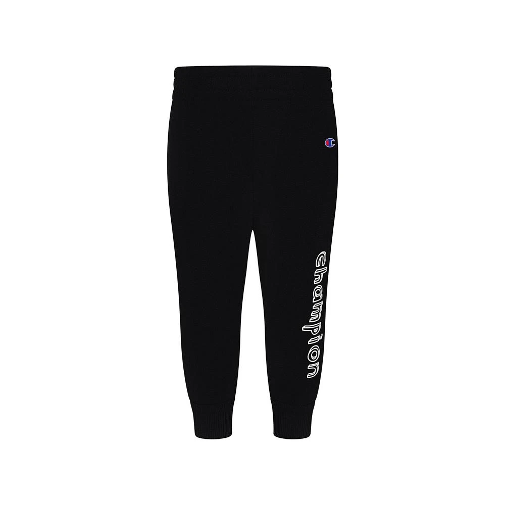 商品CHAMPION|Baby Boys Hand Drawn Signature T-shirt and Fleece Pants, 2 Piece Set,价格¥67,第3张图片详细描述