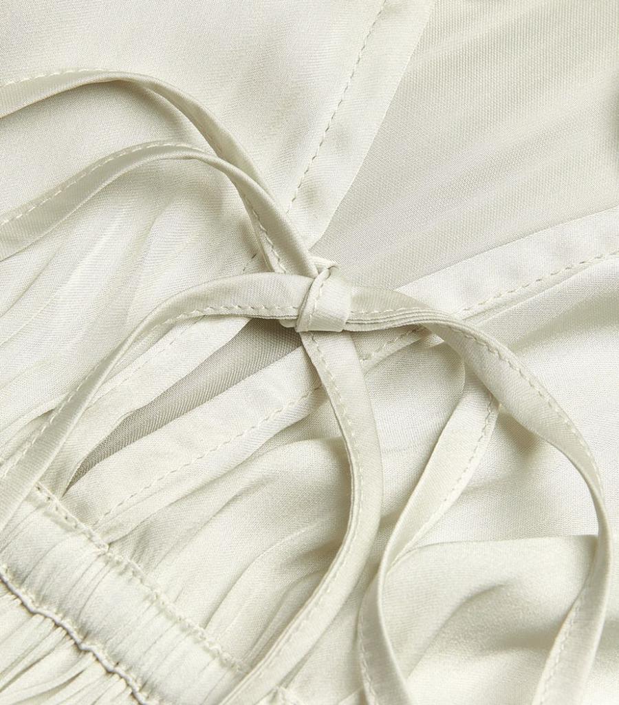 商品Maje|Ruffle-Detail Midi Dress,价格¥1899,第7张图片详细描述