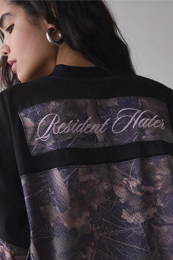 商品Jaded London|Jaded London Resident Hater Graphic Camo Hockey Jersey,价格¥466,第5张图片详细描述