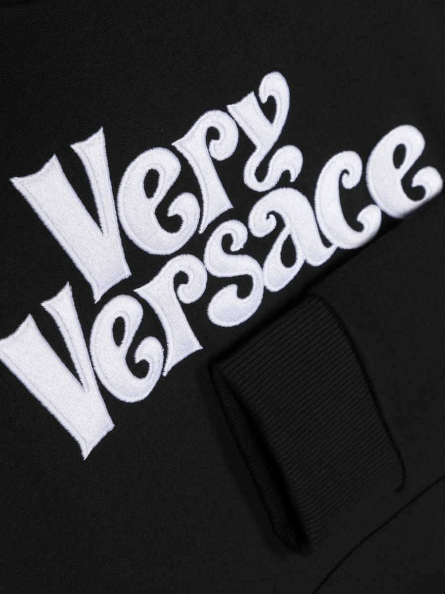 商品【预售7天】 Versace|Versace 女童卫衣 1007359K1A090022B020 黑色,价格¥1414,第1张图片