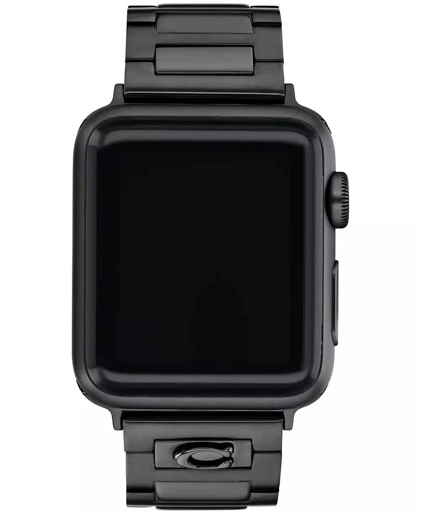 商品Coach|Black Stainless Steel Apple Bracelet, 38, 40, 41mm,价格¥632,第1张图片