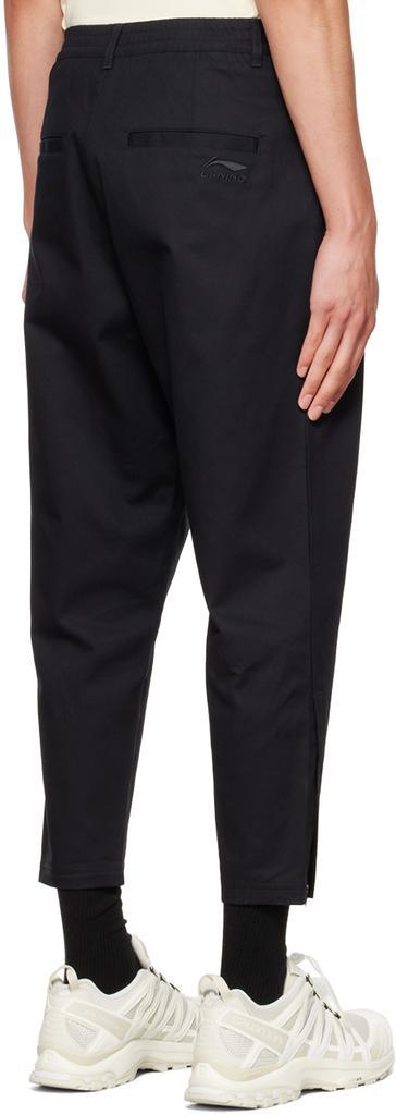 商品Li-Ning|Black Tapered Trousers,价格¥560,第5张图片详细描述